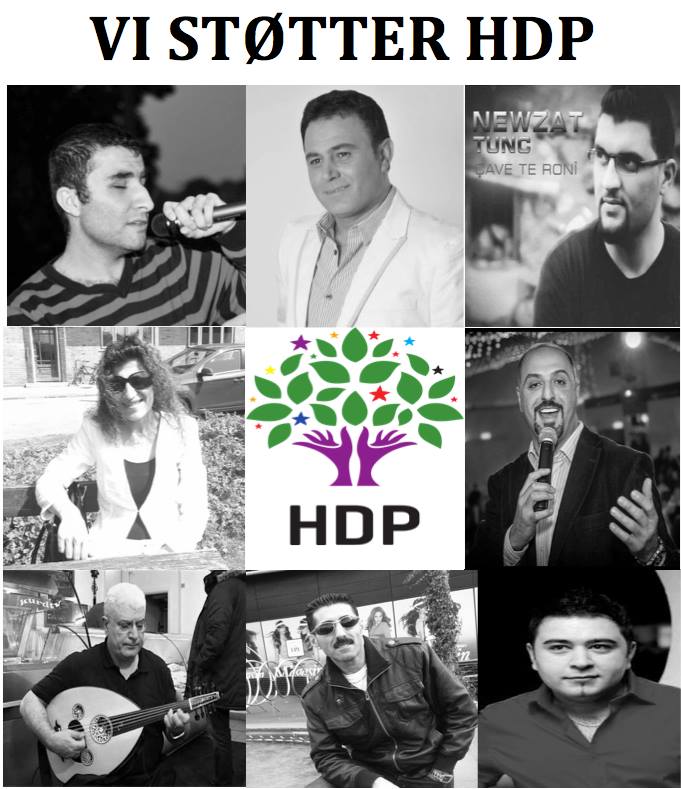 Dansk-kurdiske musiker støtter til HDP