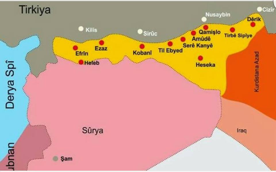 Erklæring udstedt af det konstituerende Råd for Det Føderale System i syrisk Kurdistan/Nordsyrien