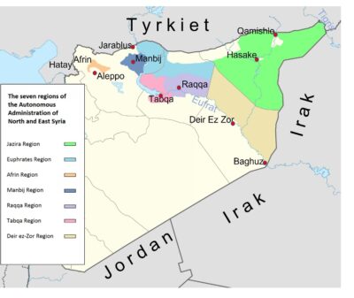 Rojavas geografi og kampen for et frit Syrien