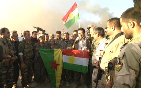 Forenede styrker: Peshmerga og PKK skal sammen forsvare kurderne