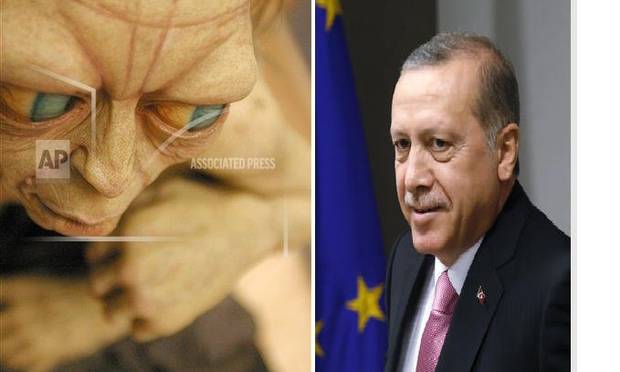 Ligner præsident Erdogan filmfiguren Gollum?