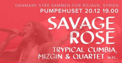 Støttekoncert for Rojava: Savage Rose m.fl