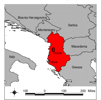 De kurdiske myndigheder overdrager IS-medlemmer til Albanien