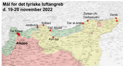 Det tyrkiske luftangreb d. 19. – 20. november 2022