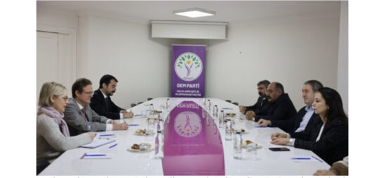 EU’s delegation i Tyrkiet besøger DEM-partiet i Ankara